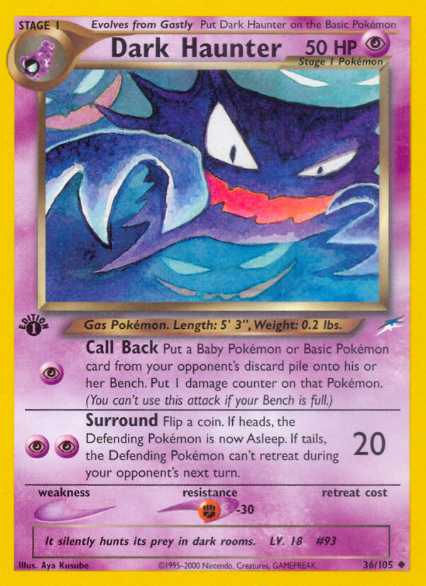 Dark Haunter 36/105 Neo Destiny