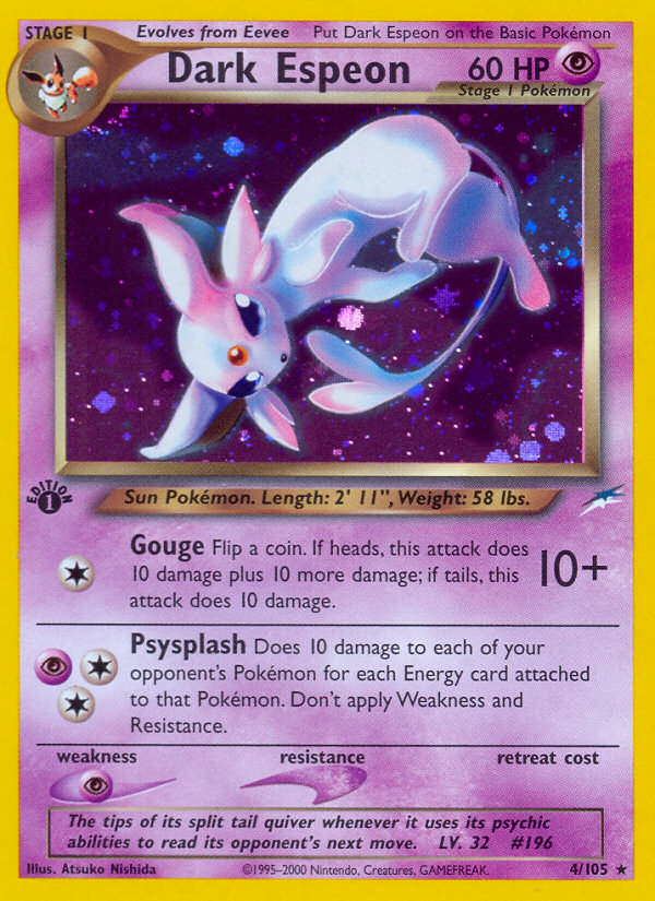 Dark Espeon 4/105 Neo Destiny