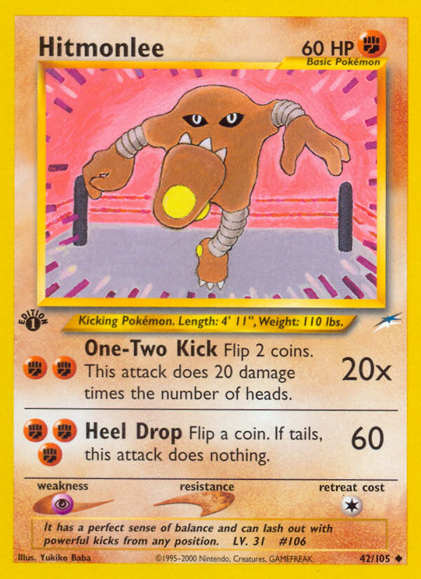 Hitmonlee 42/105 Neo Destiny