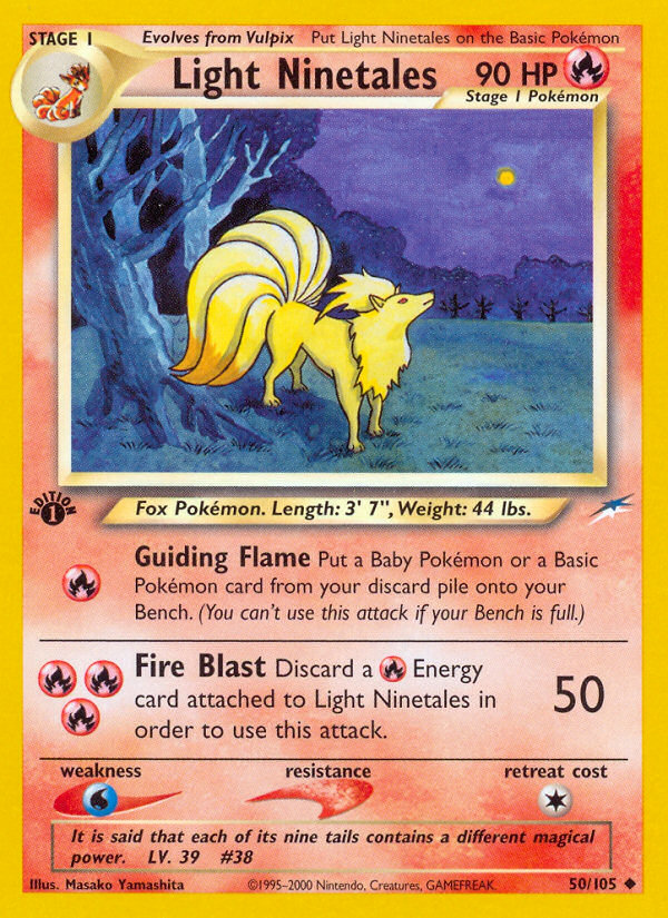 Light Ninetales 50/105 Neo Destiny