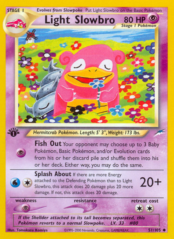 Light Slowbro 51/105 Neo Destiny