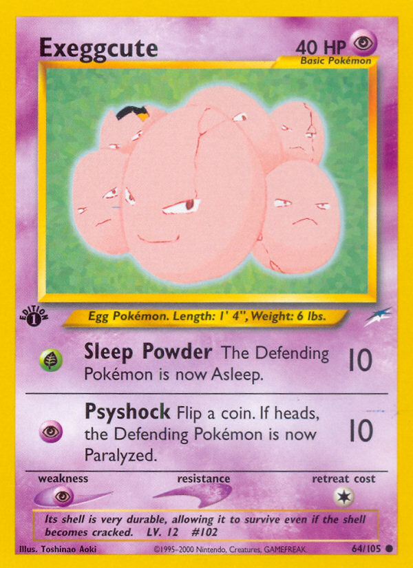 Exeggcute 64/105 Neo Destiny