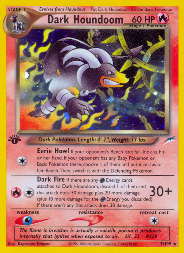Dark Houndoom 7/105 Neo Destiny