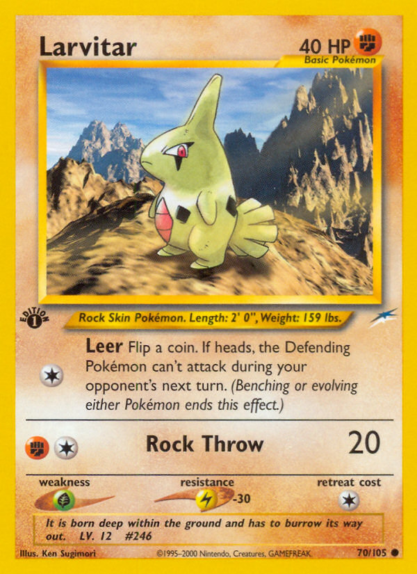 Larvitar 70/105 Neo Destiny