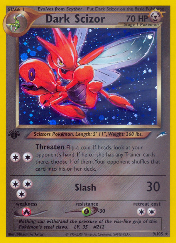 Dark Scizor 9/105 Neo Destiny