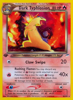 Dark Typhlosion 10/105 Neo Destiny