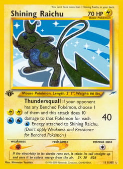 Shining Raichu 111/105 Neo Destiny