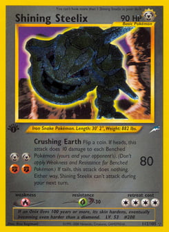 Shining Steelix 112/105 Neo Destiny