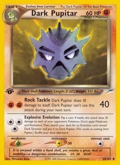 Dark Pupitar 38/105 Neo Destiny