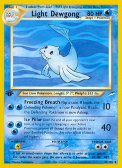 Light Dewgong 45/105 Neo Destiny
