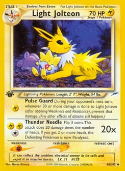 Light Jolteon 48/105 Neo Destiny