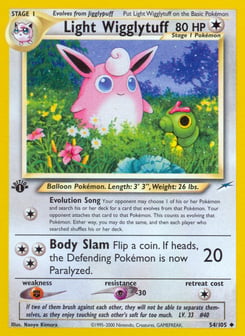 Light Wigglytuff 54/105 Neo Destiny