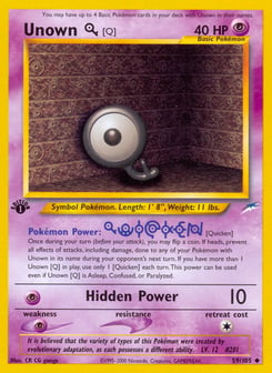 Unown [Q] 59/105 Neo Destiny