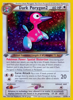 Dark Porygon2 8/105 Neo Destiny