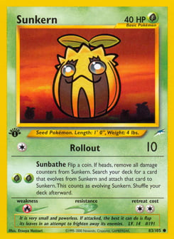 Sunkern 83/105 Neo Destiny