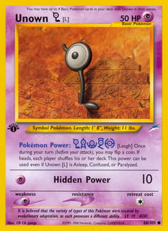 Unown [L] 86/105 Neo Destiny