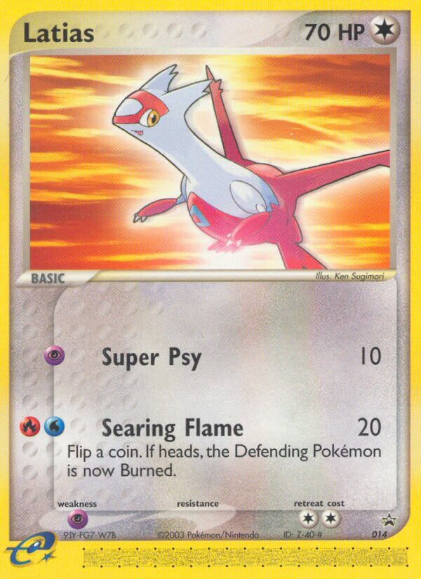 Latias 014 Nintendo Black Star Promos