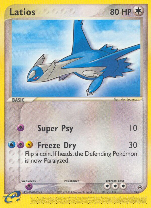 Latios 015 Nintendo Black Star Promos