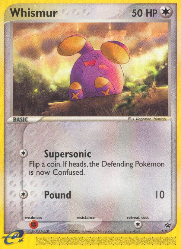 Whismur 019 Nintendo Black Star Promos