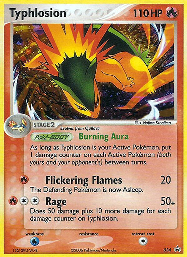 Typhlosion 034 Nintendo Black Star Promos