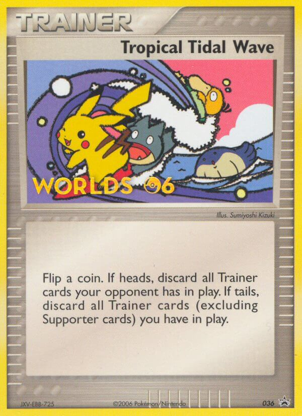 Tropical Tidal Wave 036 Nintendo Black Star Promos