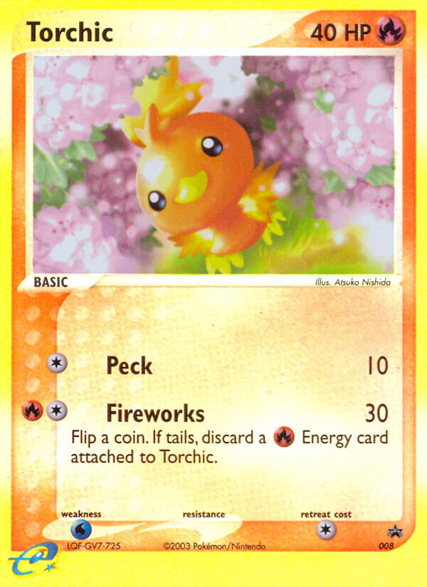 Torchic 008 Nintendo Black Star Promos
