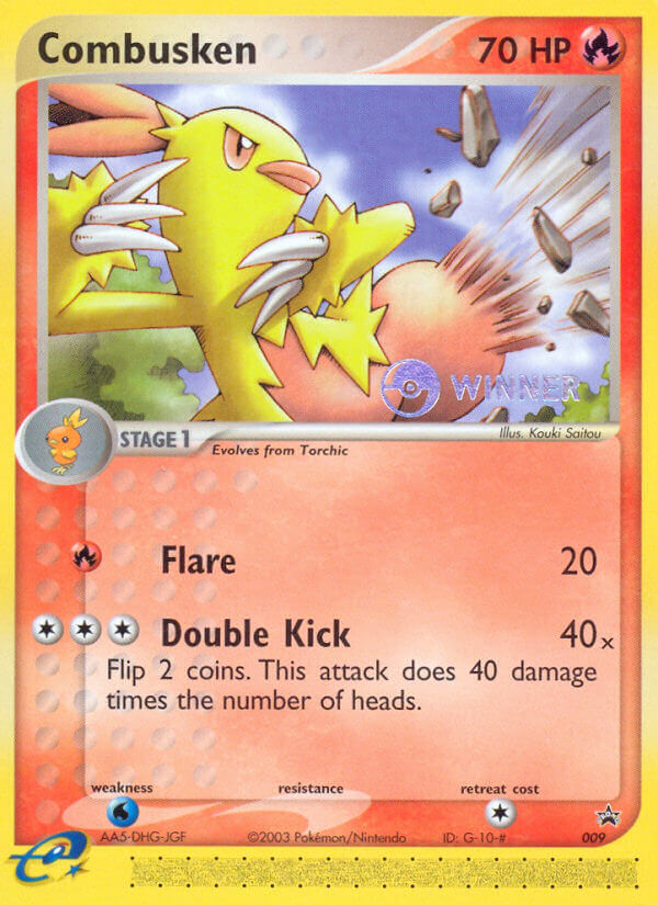 Combusken 009 Nintendo Black Star Promos