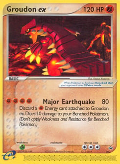Groudon ex 002 Nintendo Black Star Promos