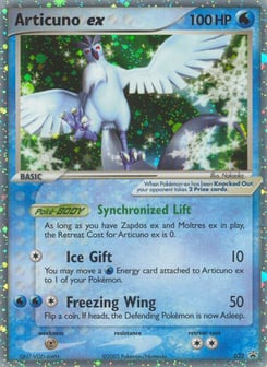 Articuno ex 032 Nintendo Black Star Promos
