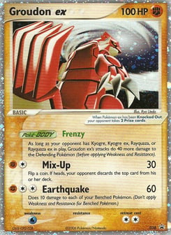 Groudon ex 038 Nintendo Black Star Promos