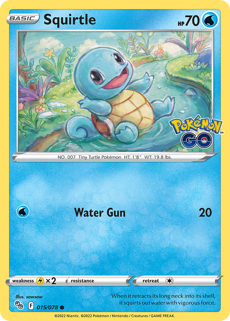 Squirtle 015/078 Pokémon GO