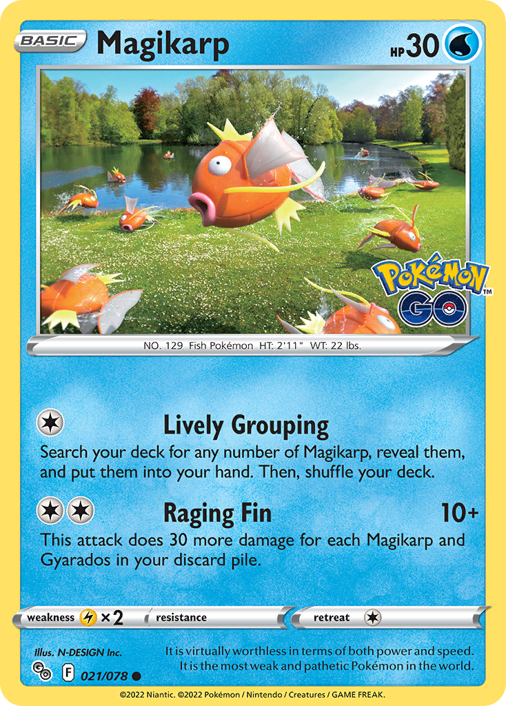 Magikarp 021/078 Pokémon GO