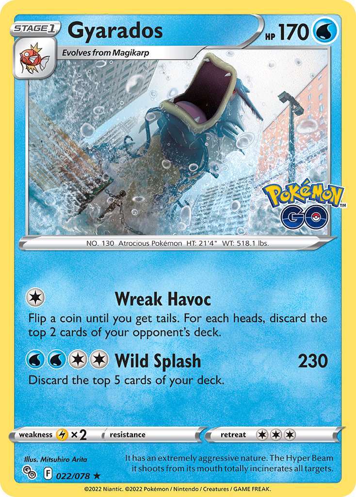 Gyarados 022/078 Pokémon GO