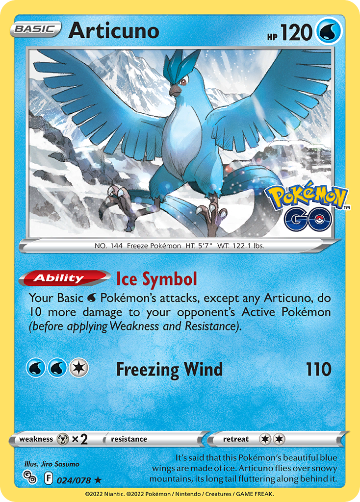 Articuno 024/078 Pokémon GO