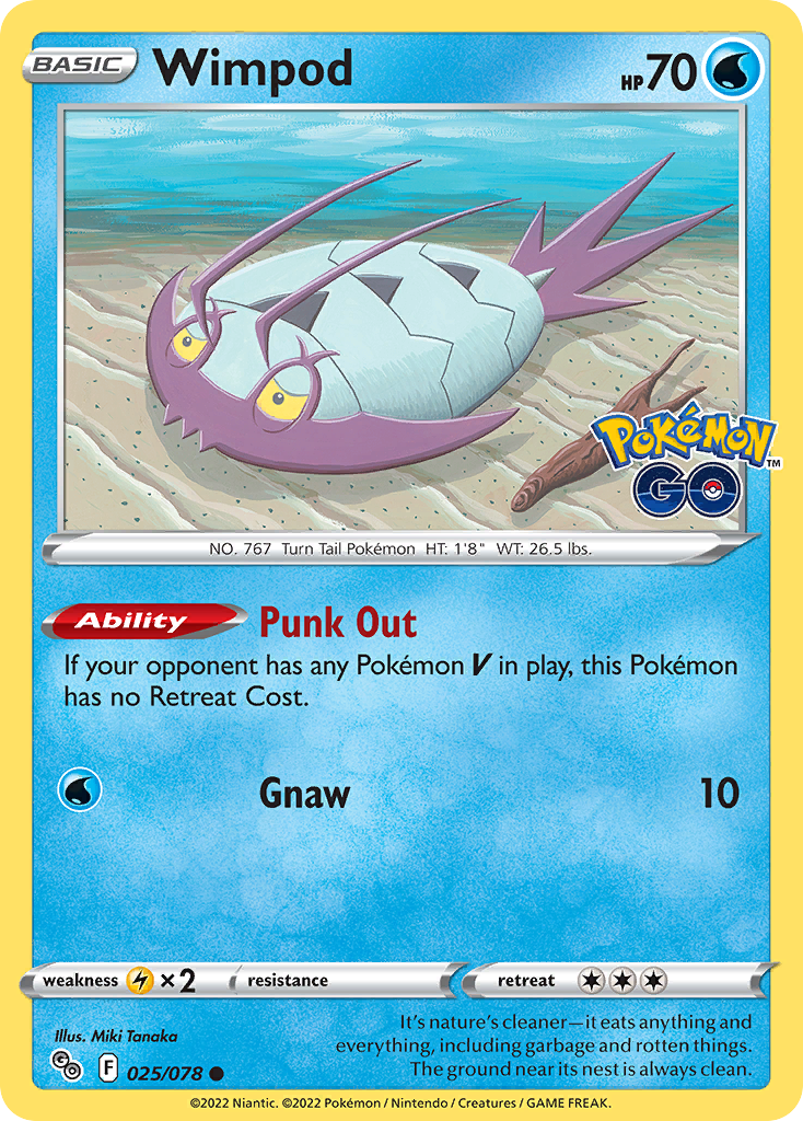 Wimpod 025/078 Pokémon GO