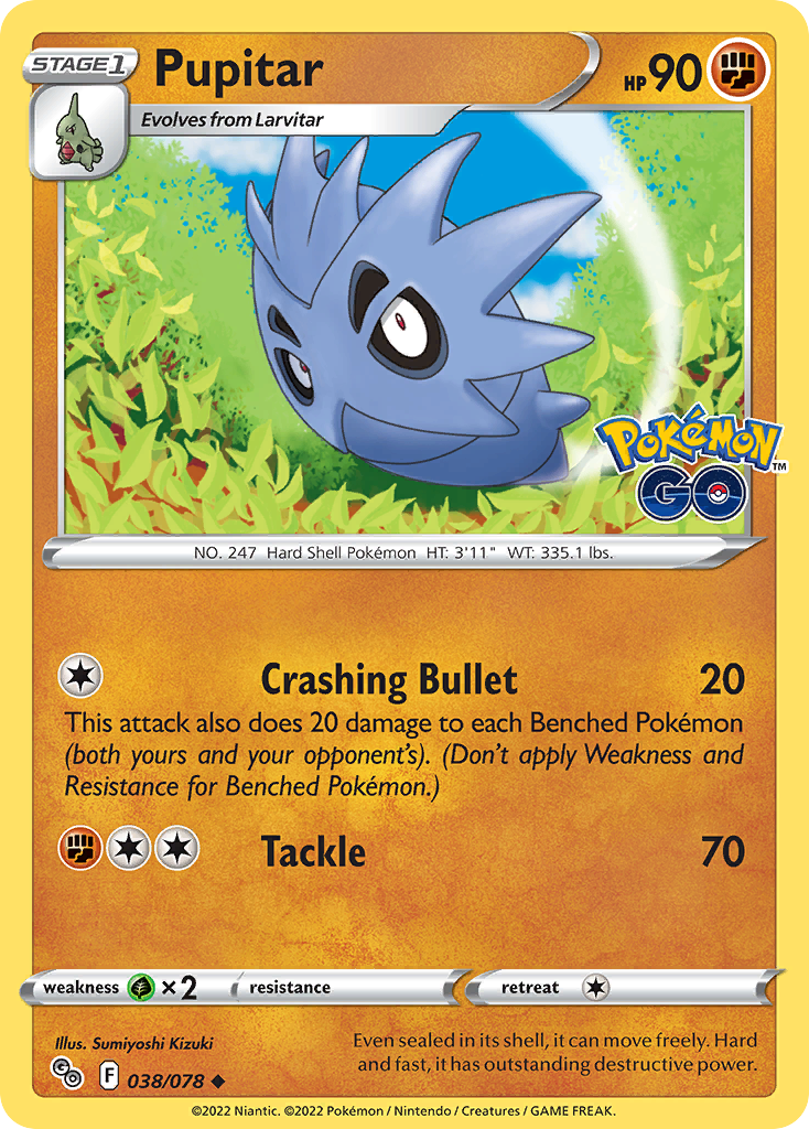 Pupitar 038/078 Pokémon GO