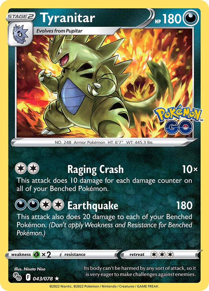 Tyranitar 043/078 Pokémon GO