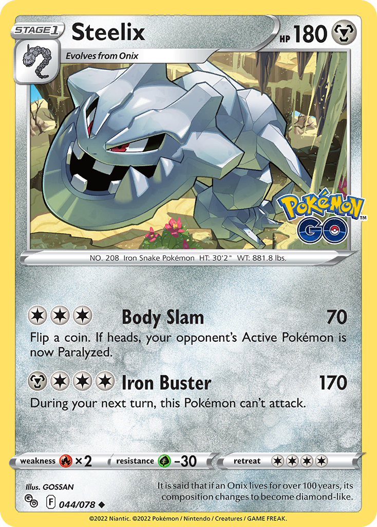Steelix 044/078 Pokémon GO