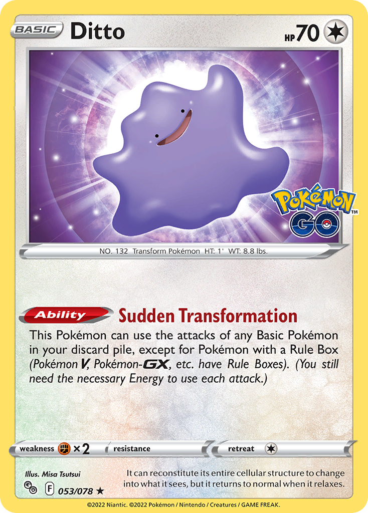 Ditto 053/078 Pokémon GO