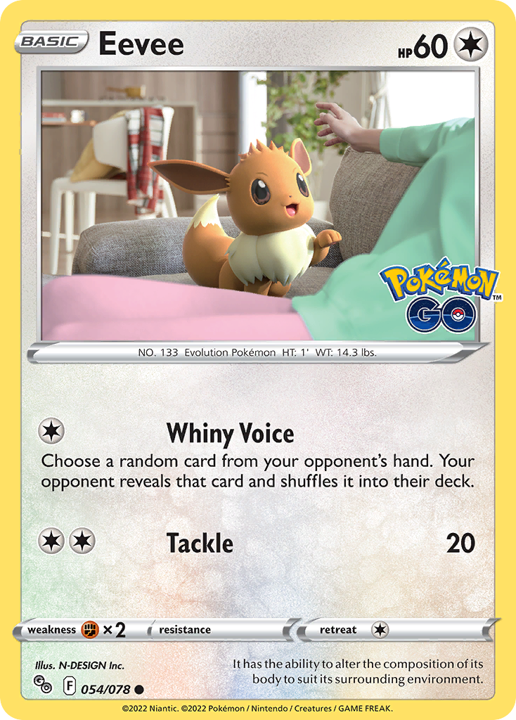 Eevee 054/078 Pokémon GO
