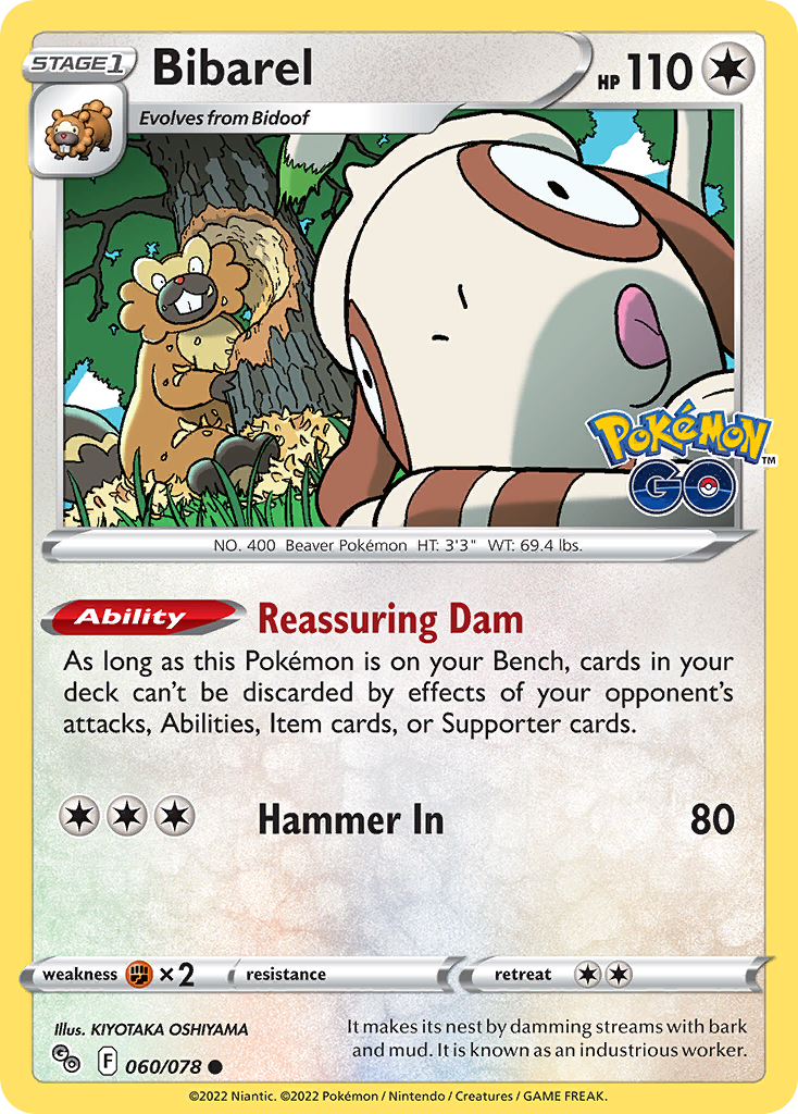 Bibarel 060/078 Pokémon GO