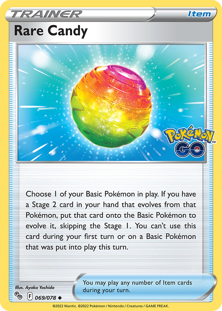 Rare Candy 069/078 Pokémon GO