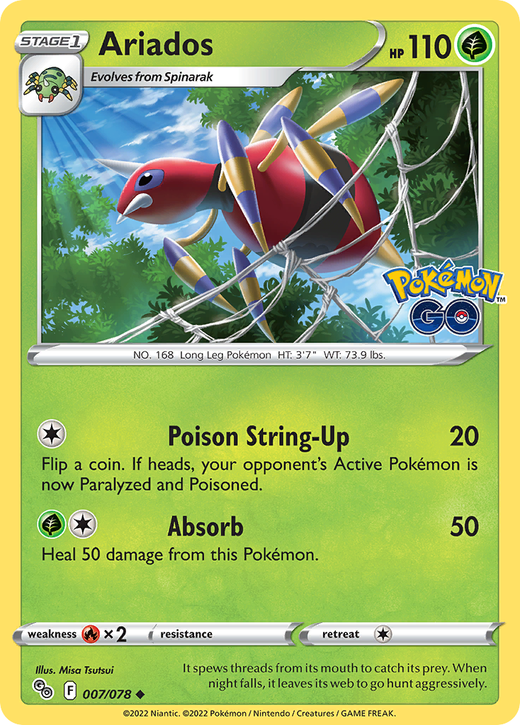 Ariados 007/078 Pokémon GO