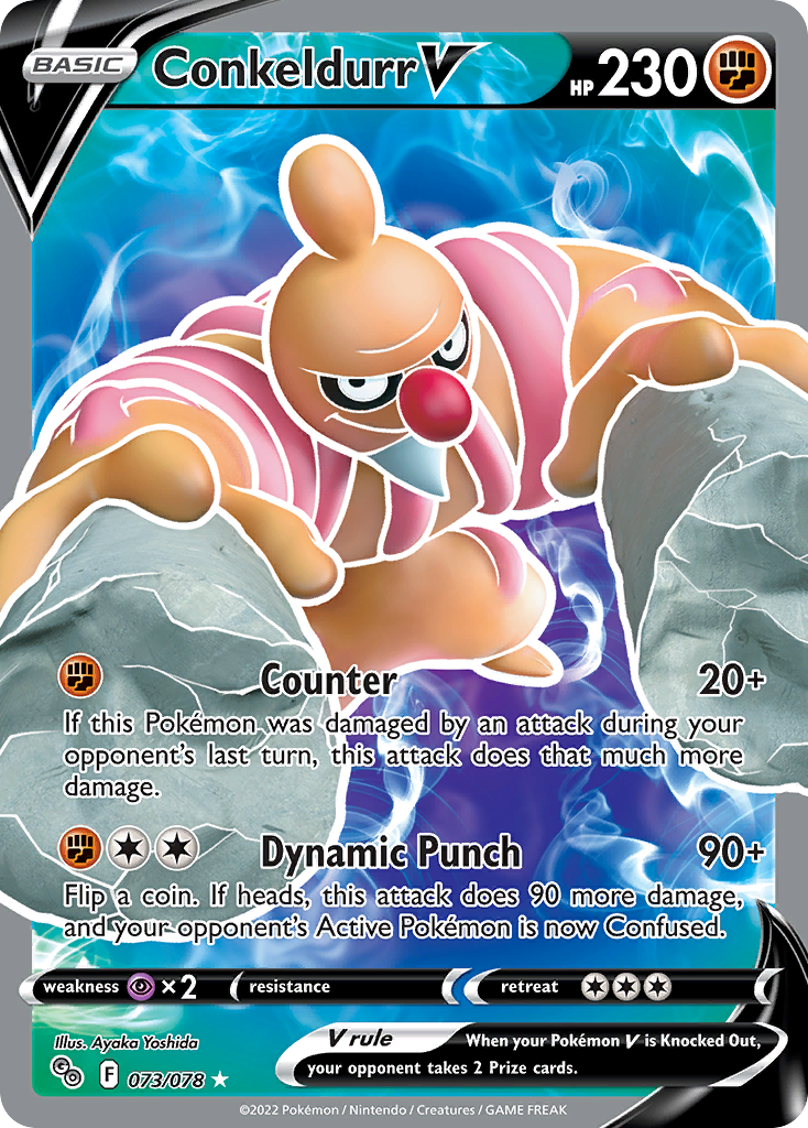 Conkeldurr V 073/078 Pokémon GO