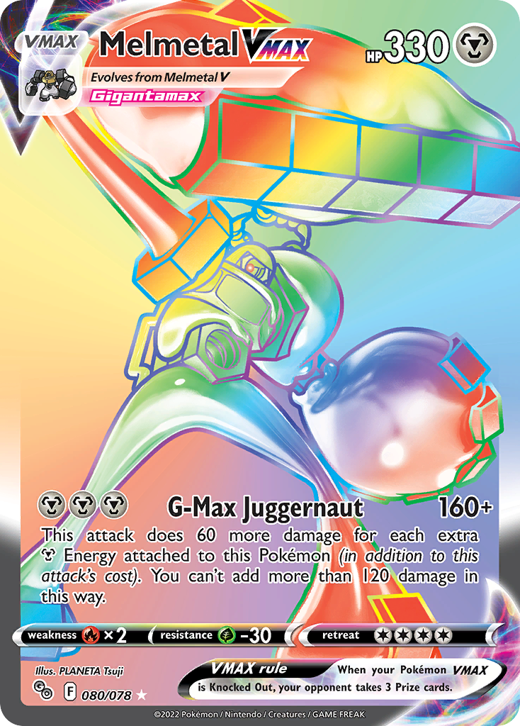 Melmetal VMAX 080/078 Pokémon GO