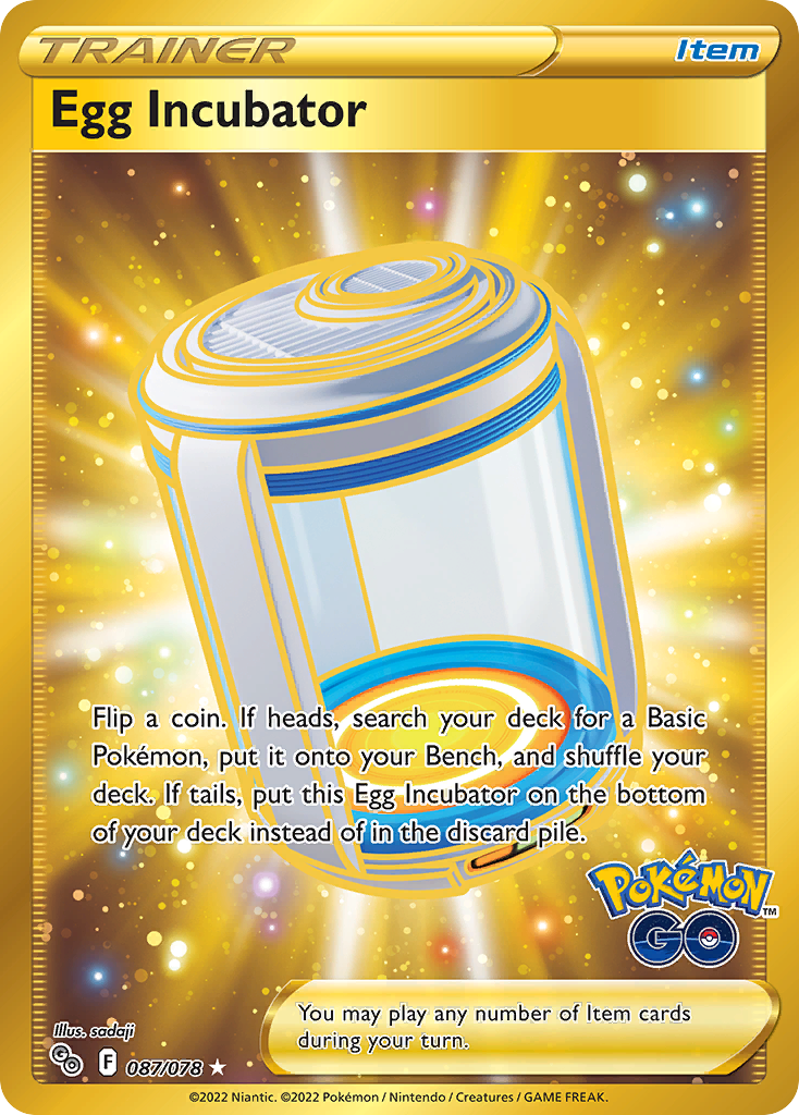 Egg Incubator 087/078 Pokémon GO