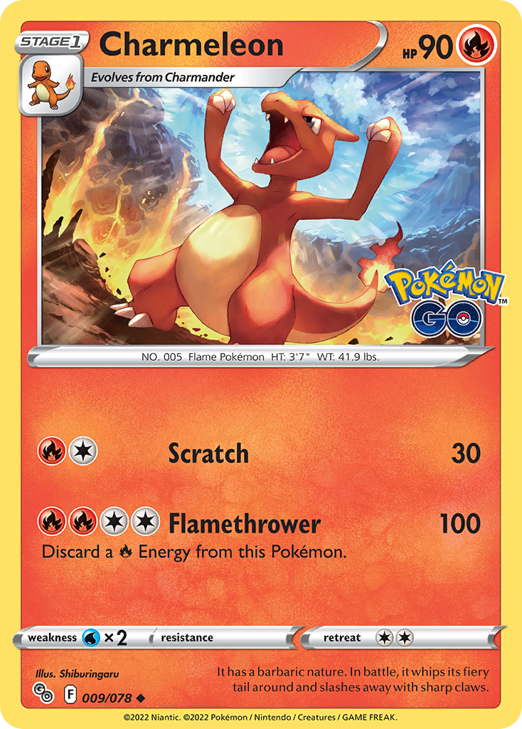 Charmeleon 009/078 Pokémon GO