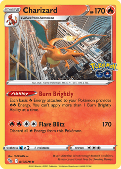 Charizard 010/078 Pokémon GO