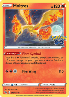 Moltres 012/078 Pokémon GO