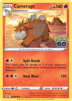 Camerupt 014/078 Pokémon GO